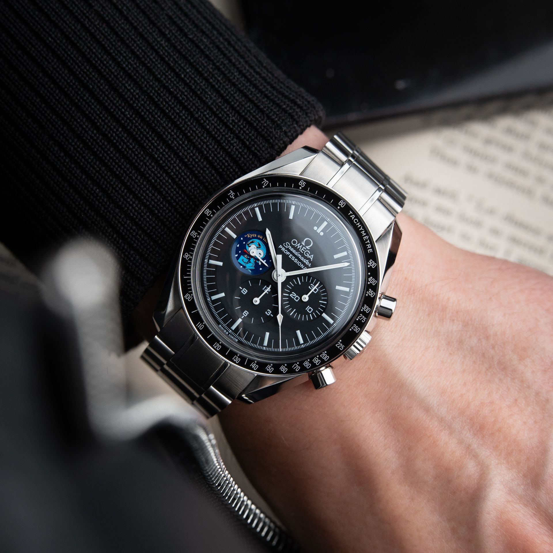Omega Speedmaster Professional Moonwatch Snoopy Award Limited Edition Chronograph Steel