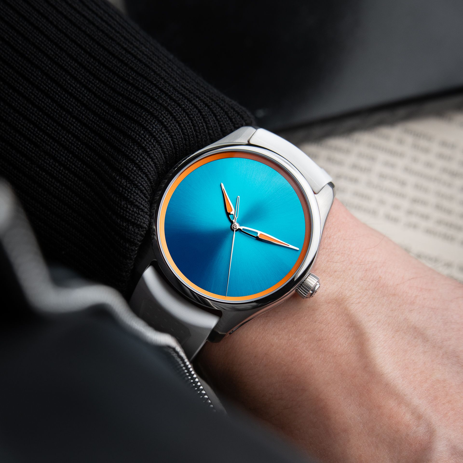 H.Moser & Cie. Pioneer Centre Seconds UNWORN 10/2025 Spiced Aqua Turquoise