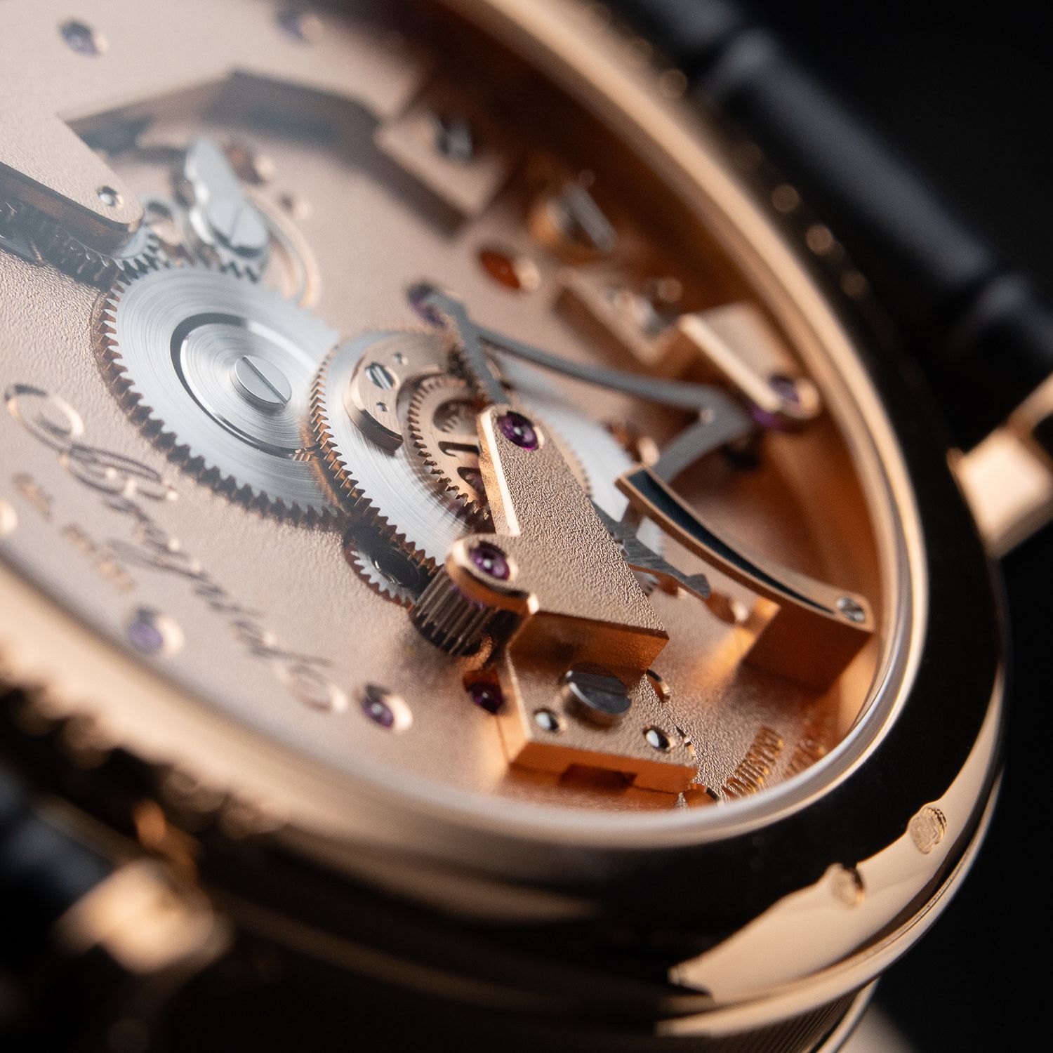 Breguet Tradition 7057BR Rose Gold Black Openworked Power Reserve