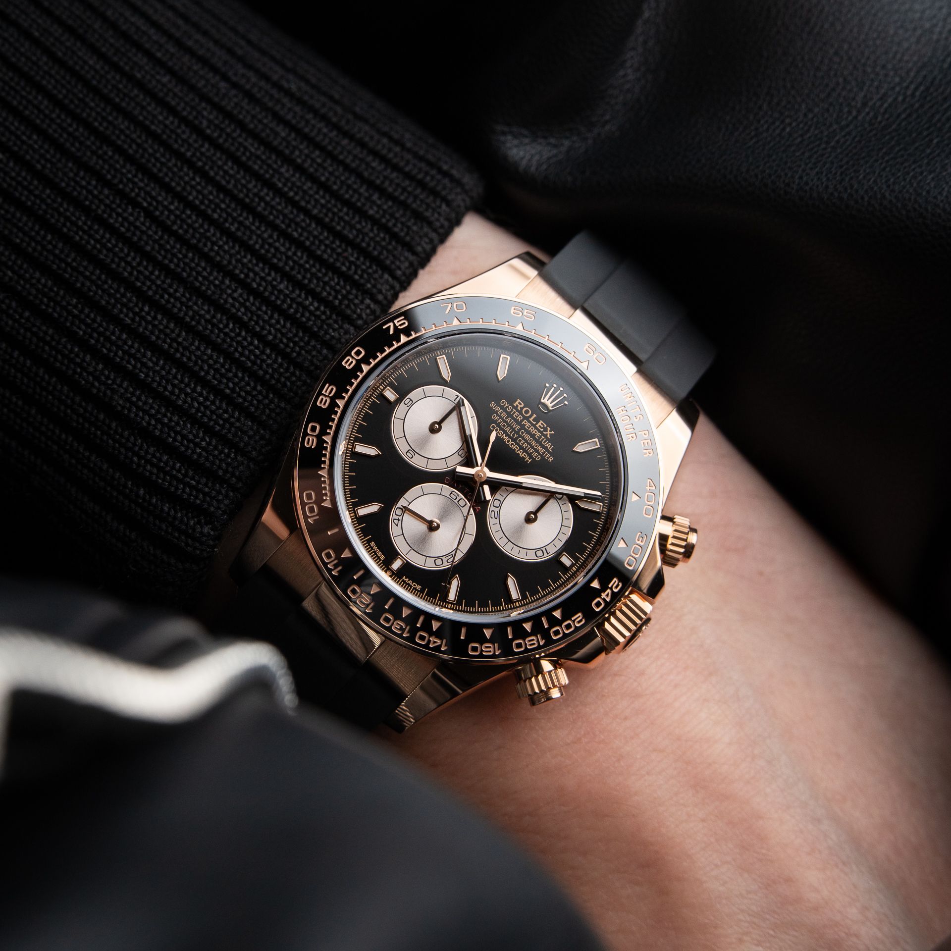 Rolex Daytona Cosmograph 7/2025 Everose Rose Gold Oysterflex Chronograph