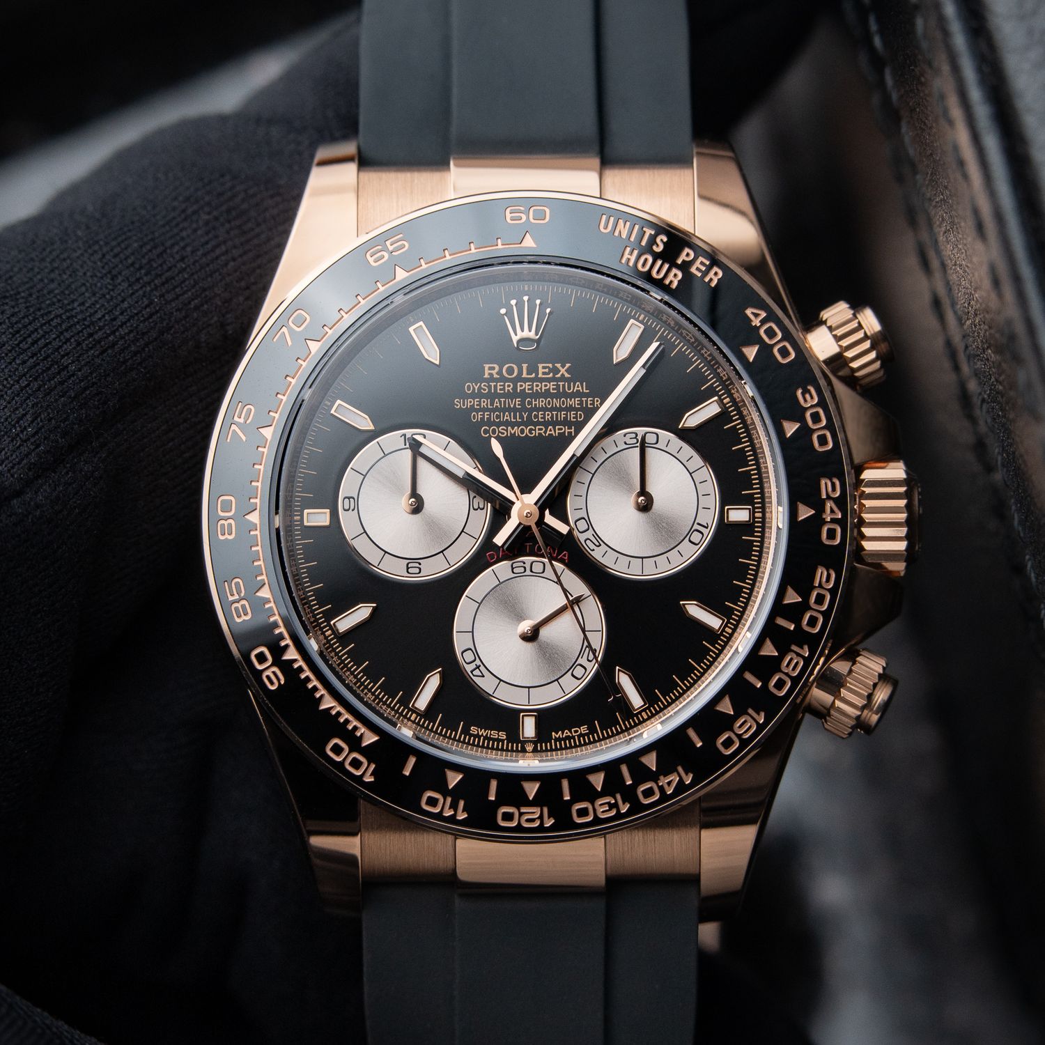 Rolex Daytona Cosmograph 7/2025 Everose Rose Gold Oysterflex Chronograph
