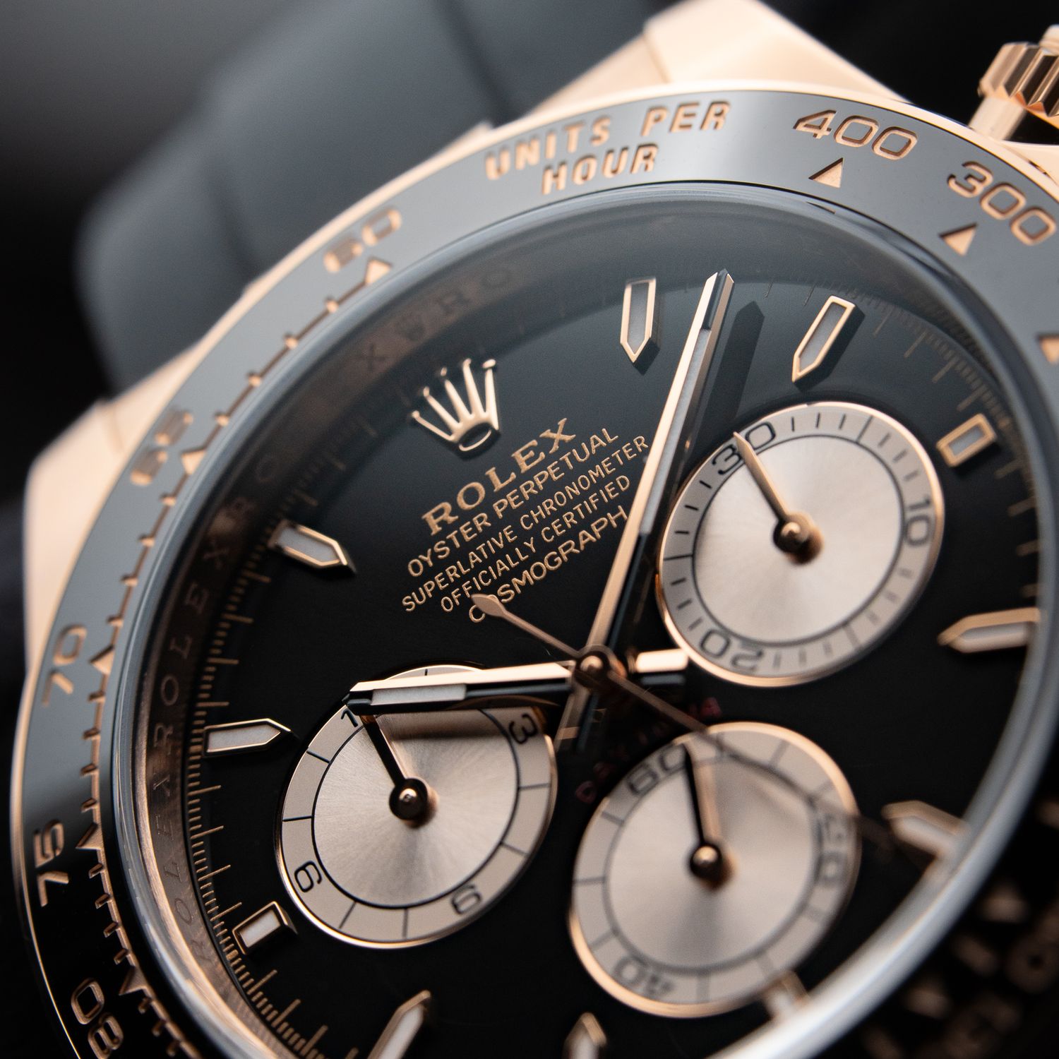 Rolex Daytona Cosmograph 7/2025 Everose Rose Gold Oysterflex