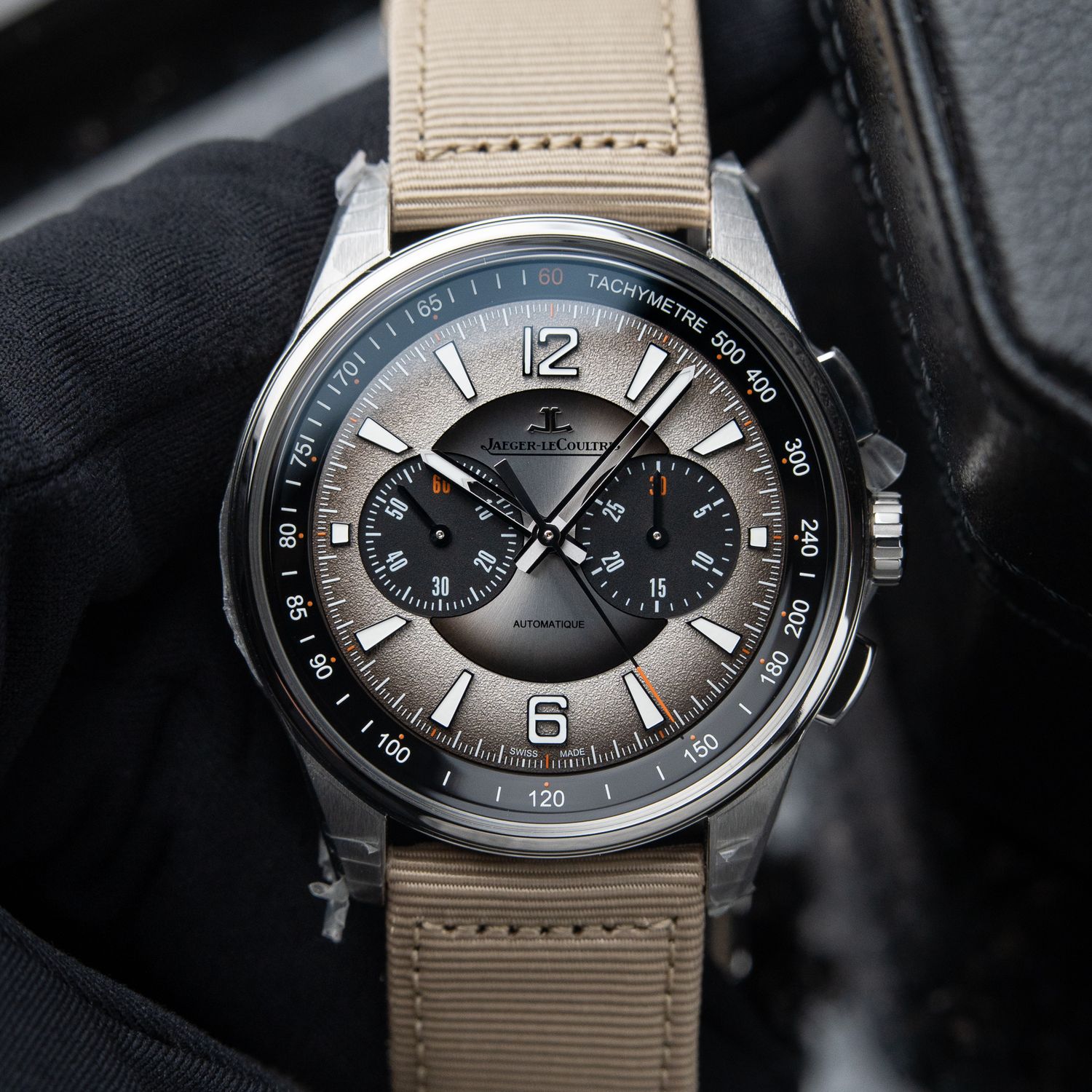 Jaeger-LeCoultre Polaris STICKERED 6/2025 Chronograph Silver Grey Dial 42mm