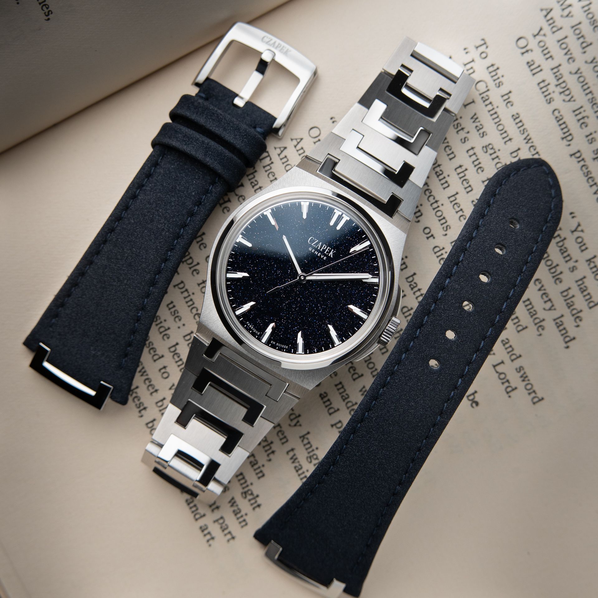Czapek Antarctique Polar Sky UNWORN 7/25 Limited Aventurine Bracelet Strap