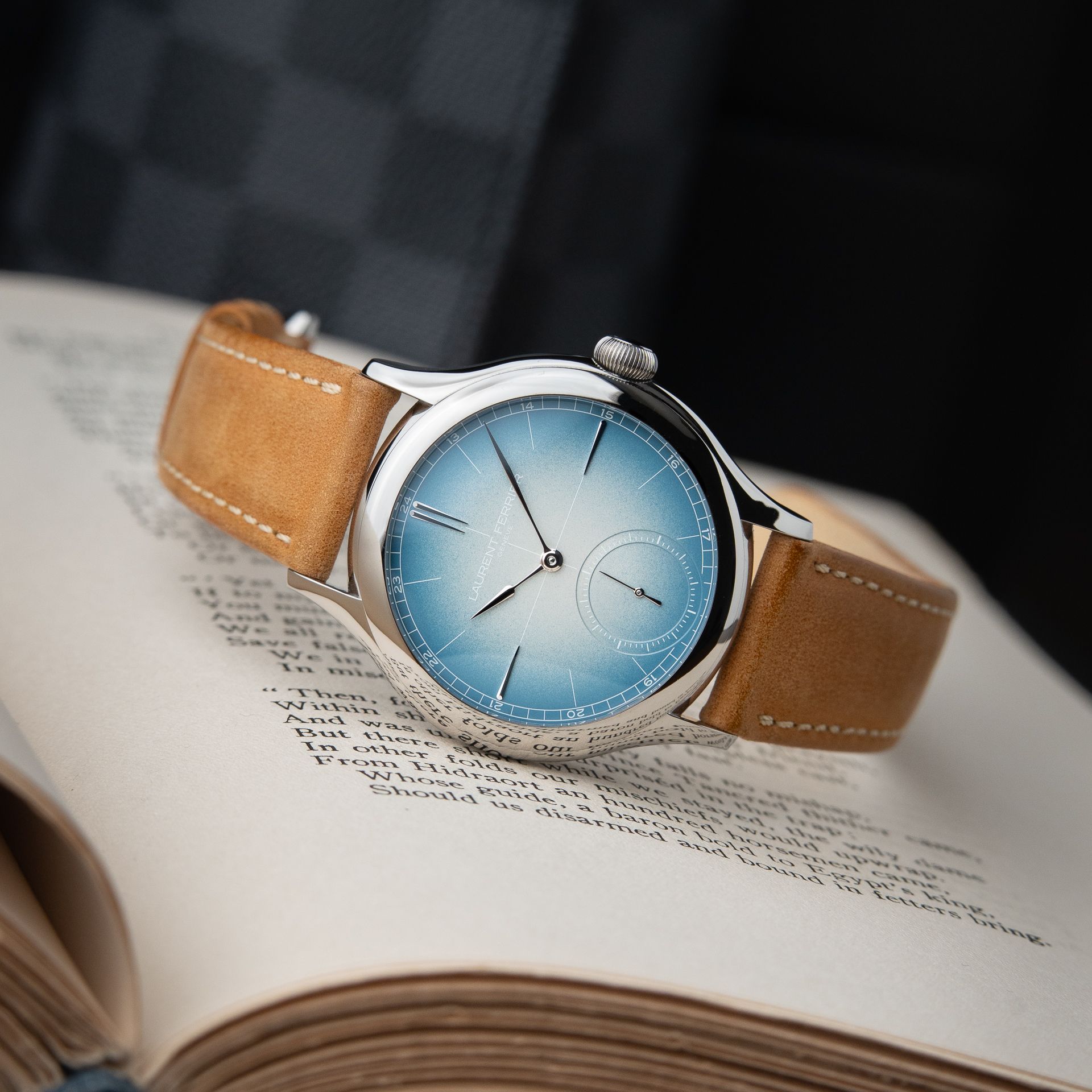 Laurent Ferrier Classic Origin 40mm RARE Limited Edition Blue Gradient Titanium