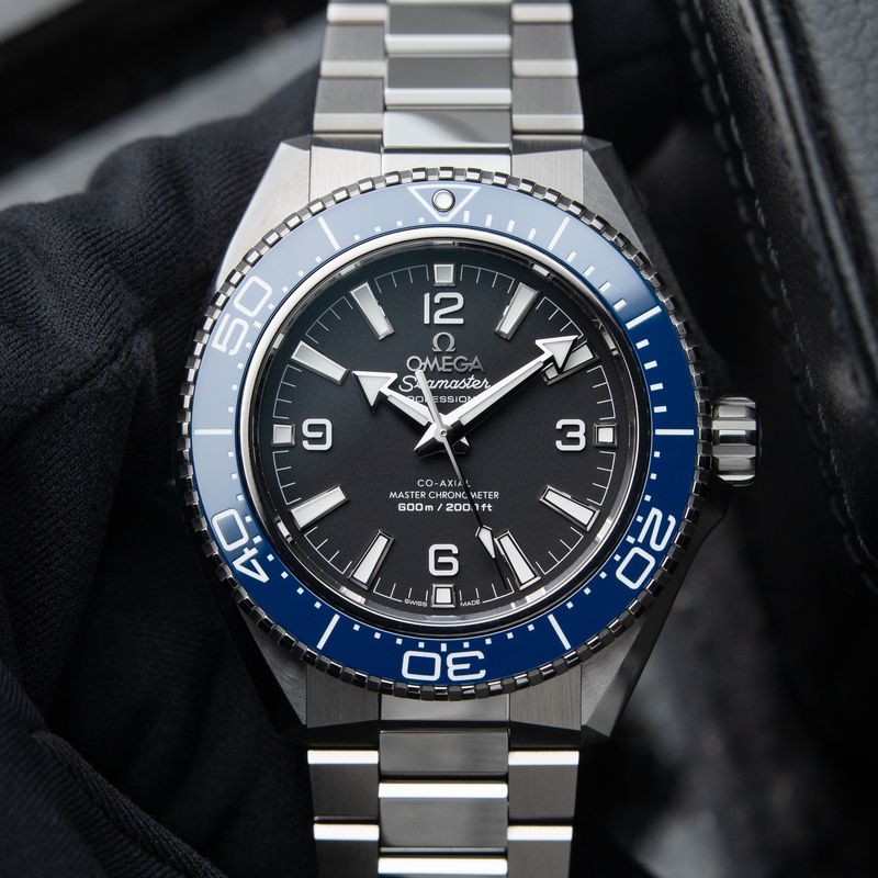 Omega Seamaster Planet Ocean 600M STRAPS 2025 Black Steel Bracelet Diver