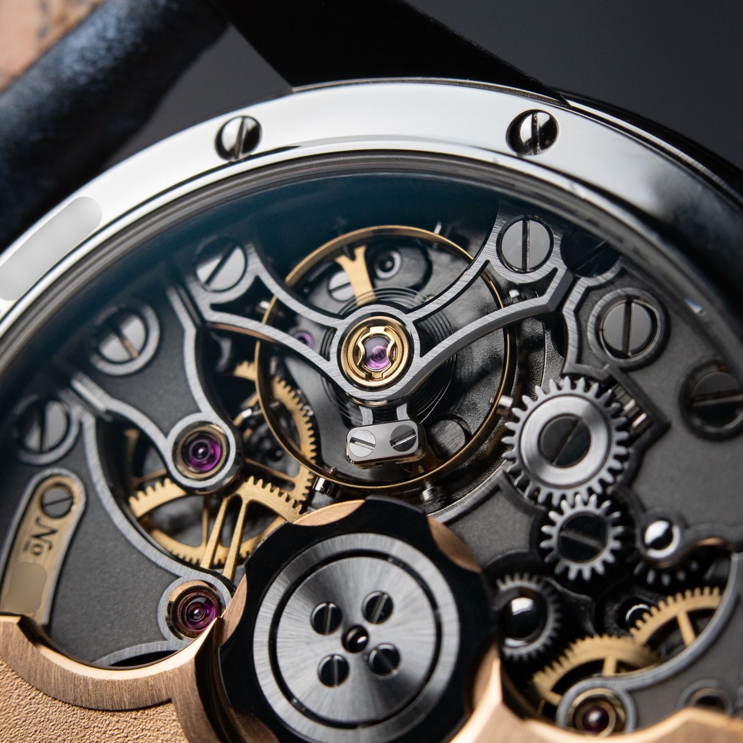 Grönefeld 1941 Principia Automatic RARE Light Blue Dial Steel
