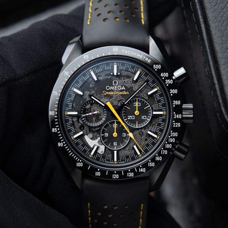 Omega Speedmaster 2025 Dark Side Of The Moon Apollo 8 Black Ceramic DSOM