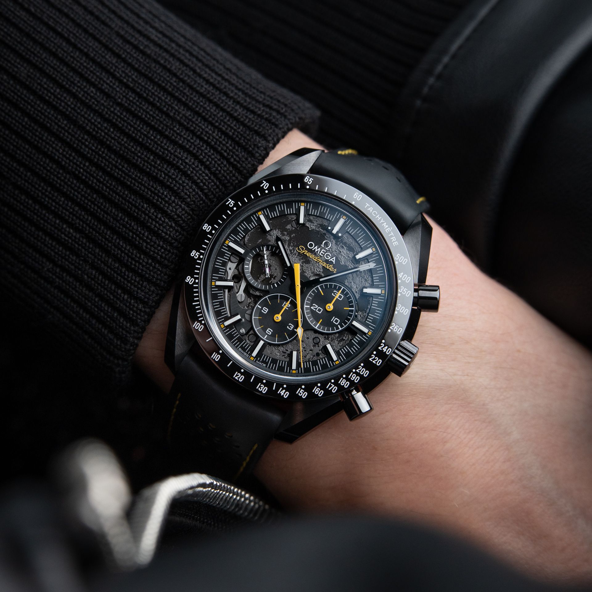 Omega Speedmaster 2025 Dark Side Of The Moon Apollo 8 Black Ceramic DSOM