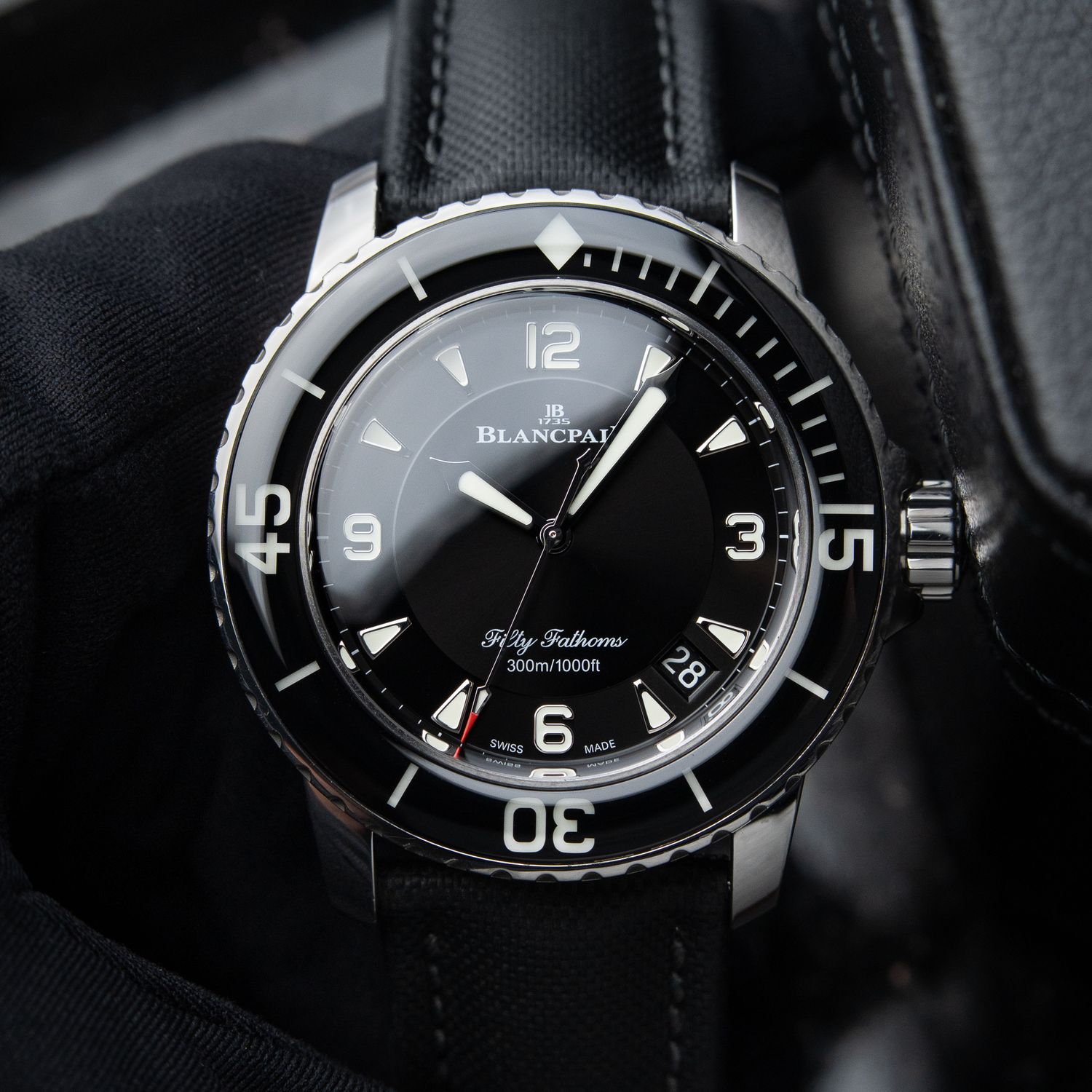 Blancpain Fifty Fathoms Automatique 120 Hours Diver 300M Black Dial Steel Blancpain Fifty Fathoms Automatique 120 Hours Diver 300M Black Dial Steel