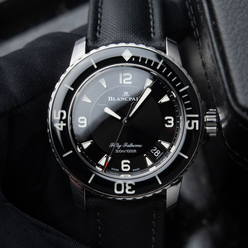 Blancpain Fifty Fathoms Automatique 120 Hours Diver 300M Black Dial Steel
