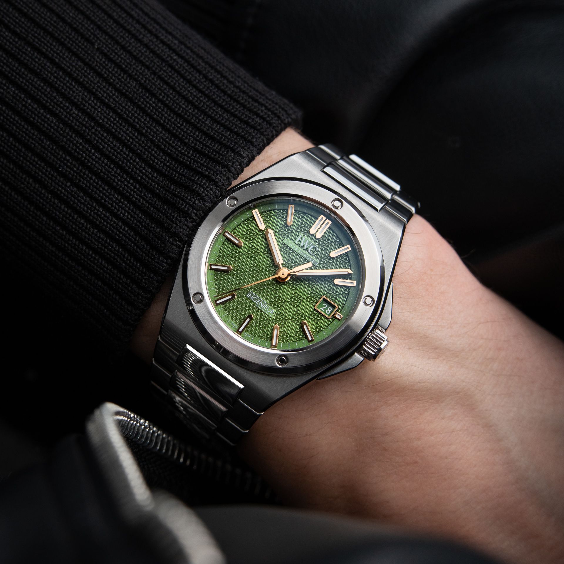 IWC Ingenieur Automatic 5/2025 Green Gold Limited Edition Brad Pitt Sonny Hayes F1