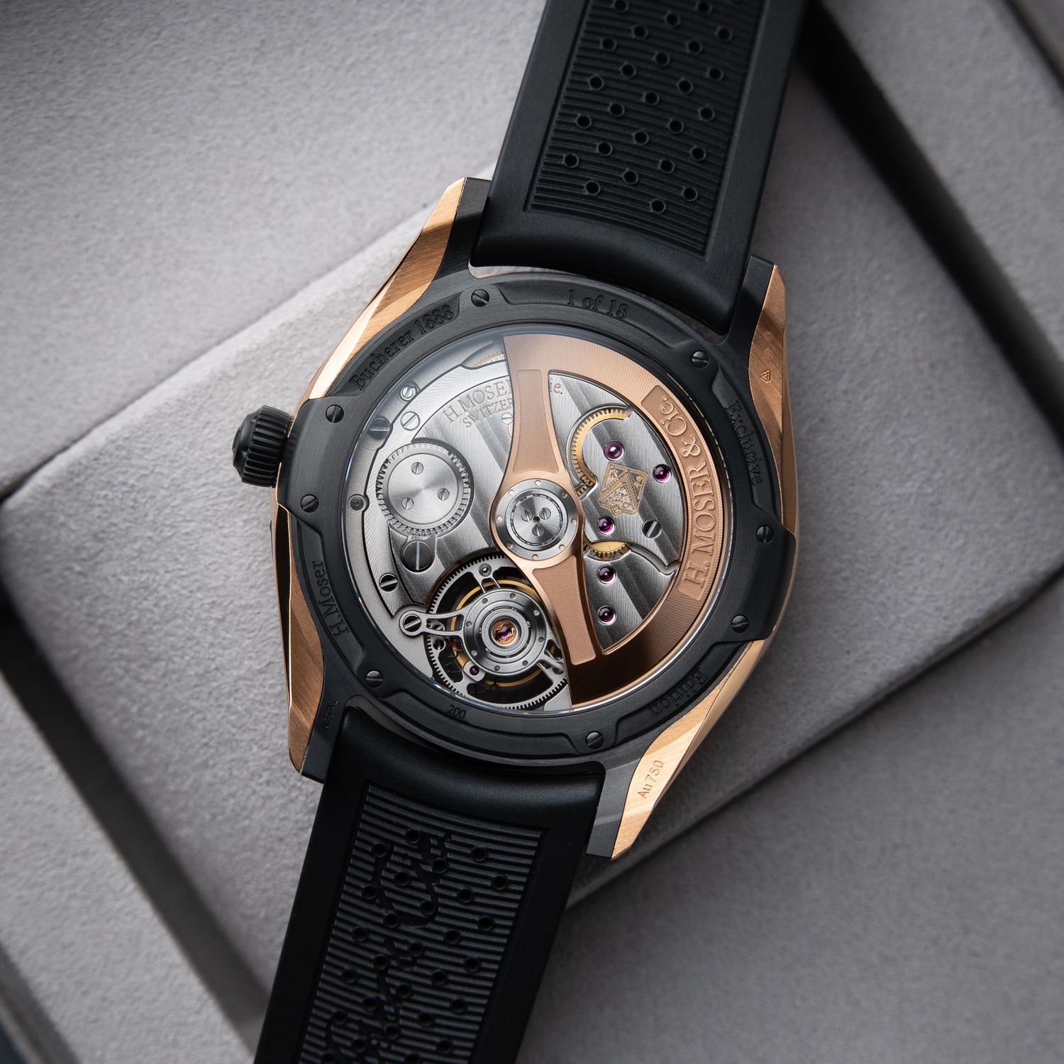 H. Moser & Cie. Pioneer RARE Tourbillon Concept Aventurine