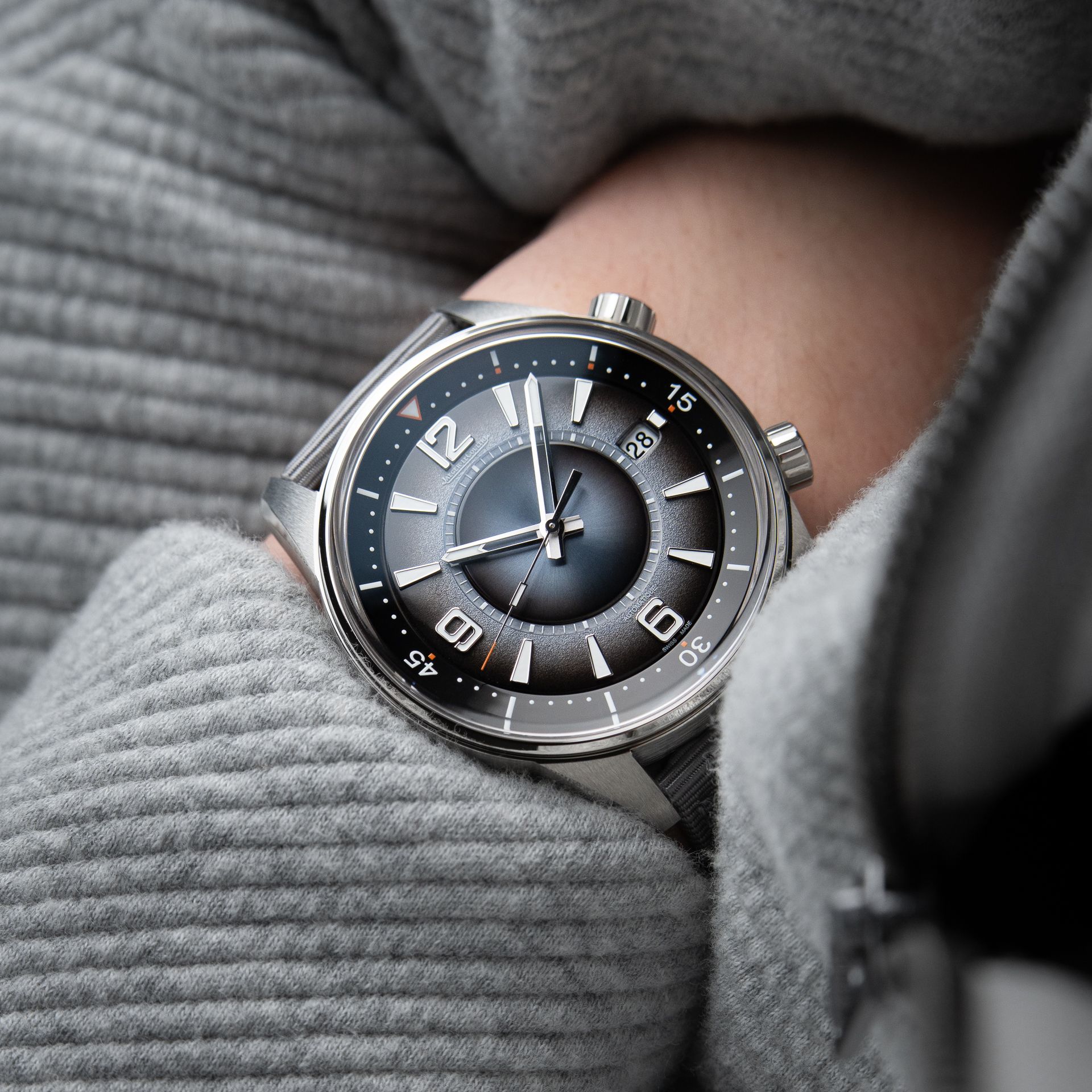 Jaeger-LeCoultre Polaris Date 200M CLEAN 7/2025 Ocean Grey Blue Steel 42mm