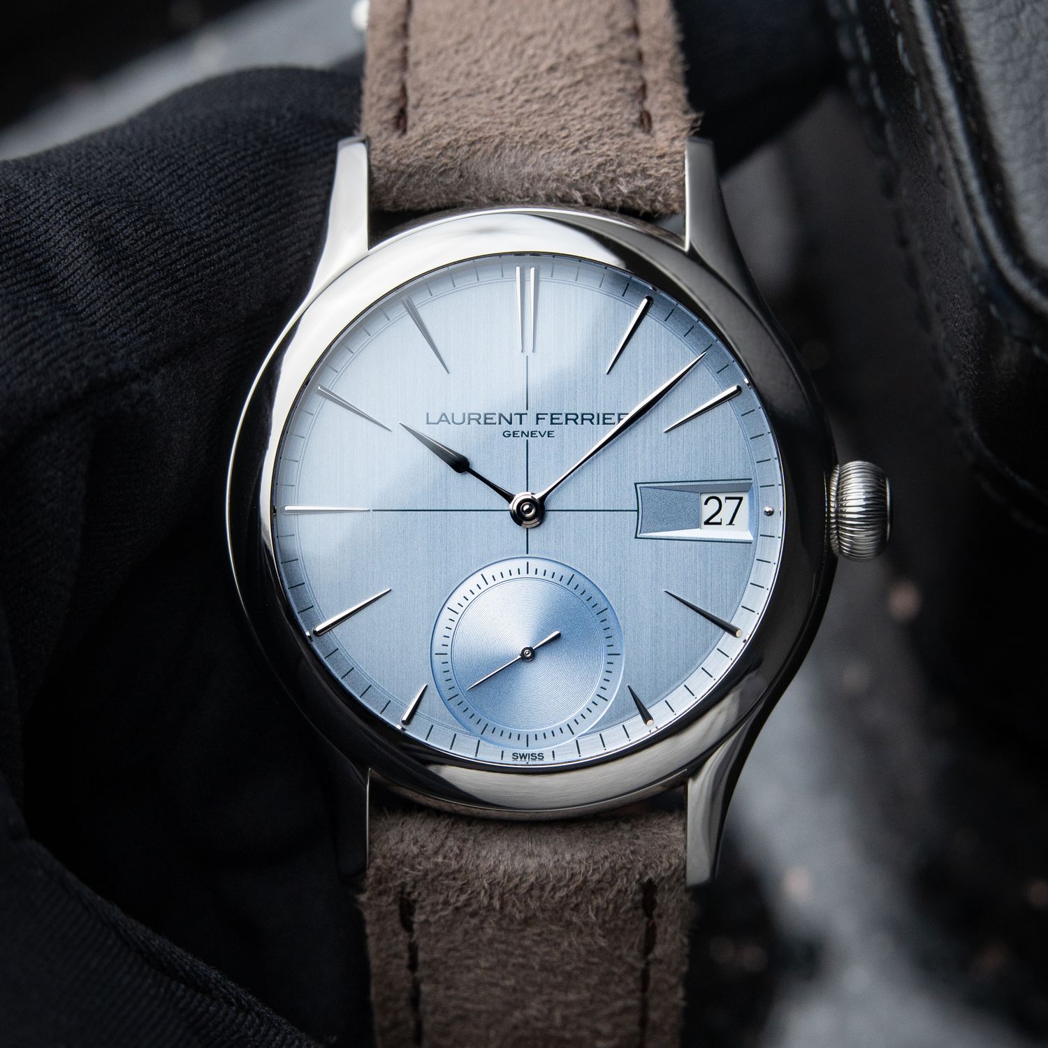 Laurent Ferrier Classic Auto 40mm RARE UNWORN Horizon Light Blue Steel