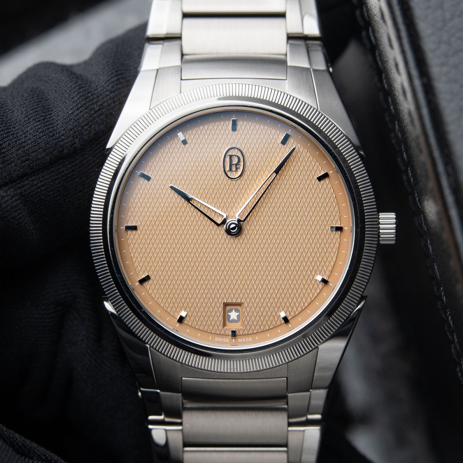 Parmigiani Fleurier X Revolution Tonda PF Serenissima Due Salmon Date 40mm Limited Edition