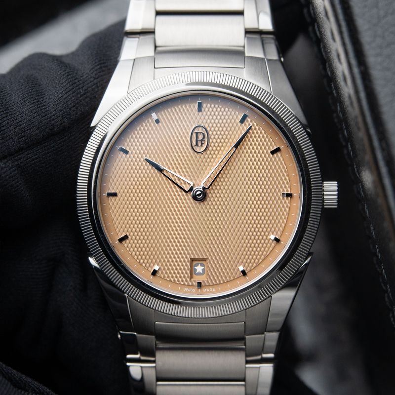 Parmigiani Fleurier X Revolution Tonda PF Serenissima Due Salmon Date 40mm Limited Edition