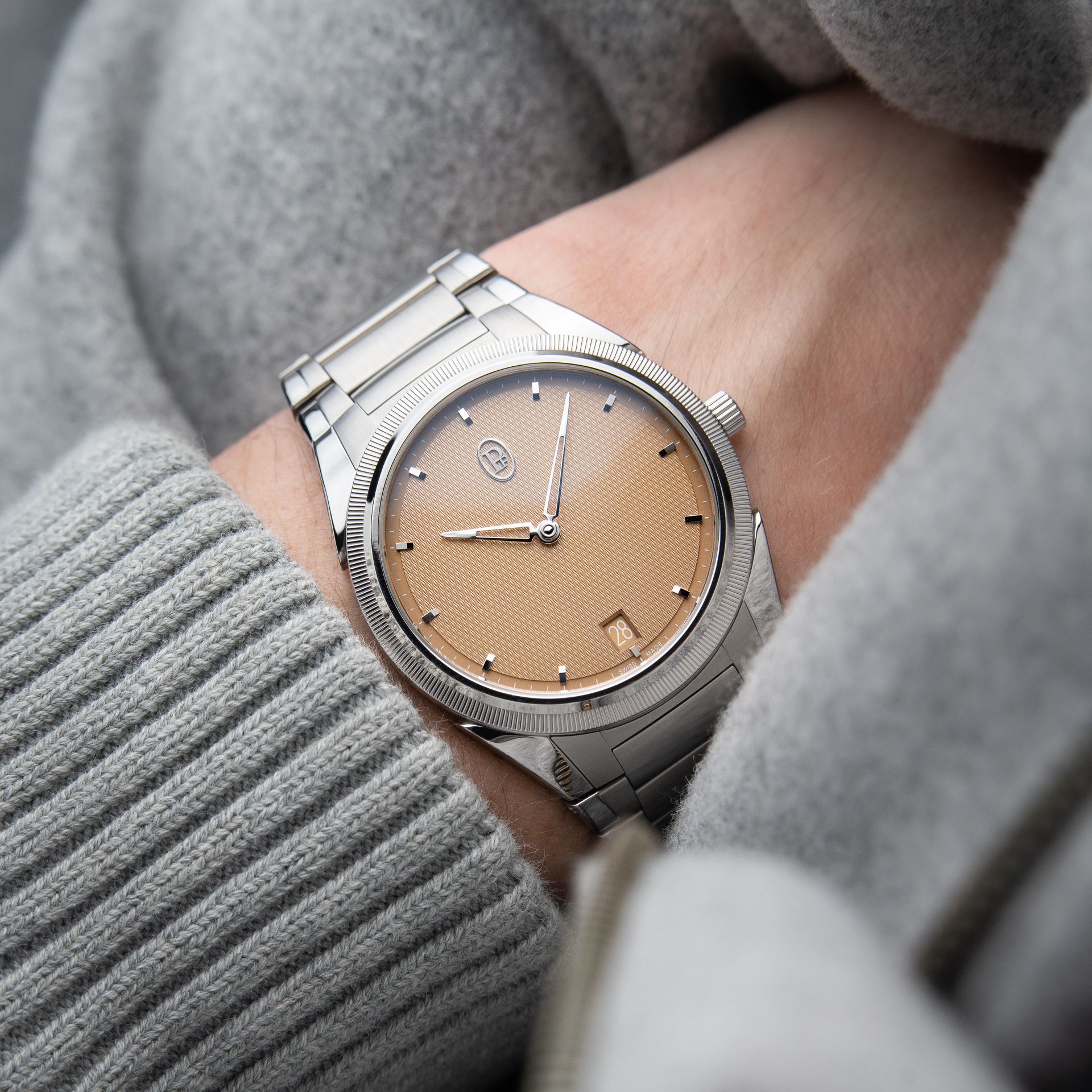 Parmigiani Fleurier X Revolution Tonda PF Serenissima Due Salmon Date 40mm Limited Edition