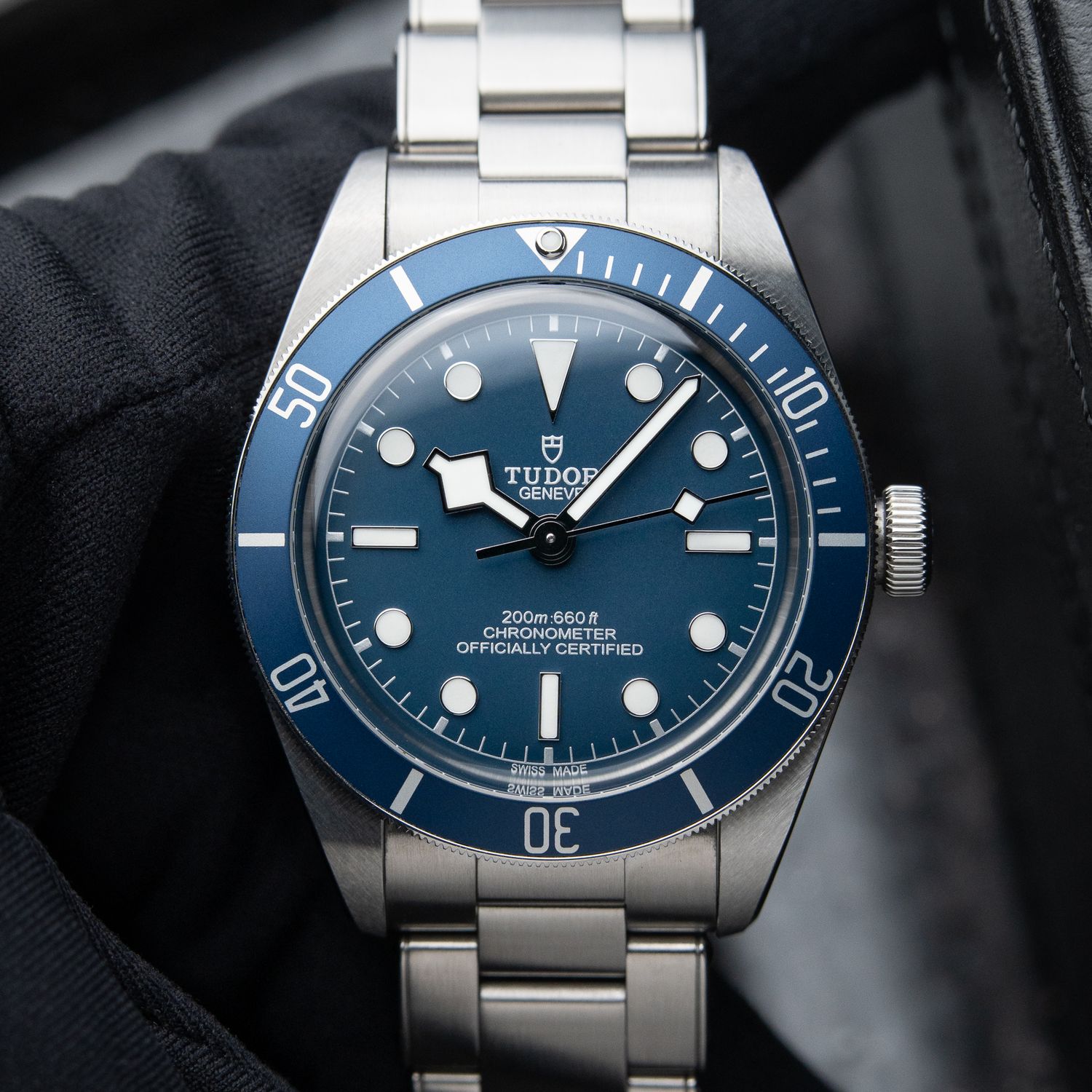 Tudor Black Bay 58 Blue Dial Aluminum Bezel Steel Bracelet 39mm Automatic