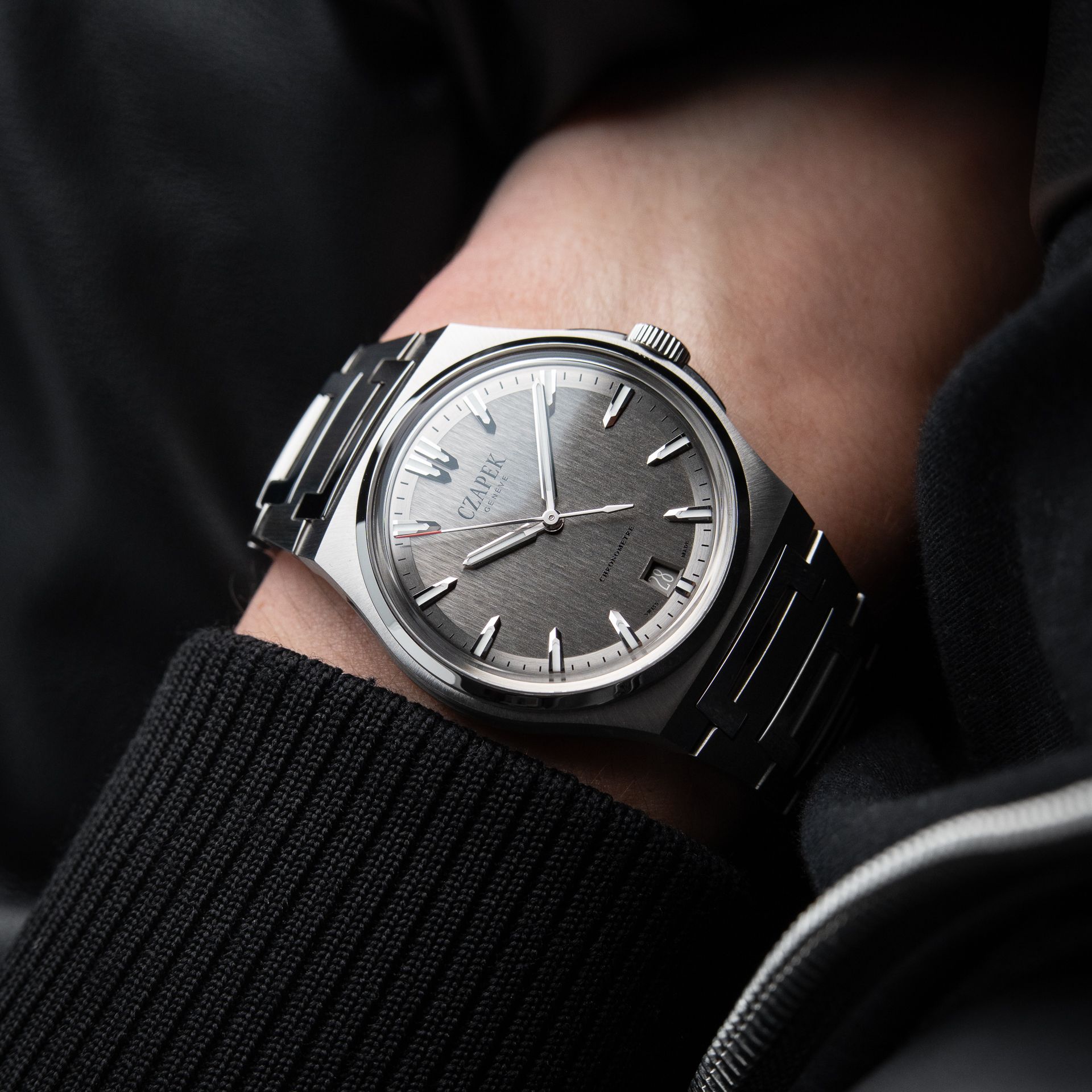 Czapek Antarctique Terre Adélie Secret Alloy SERVICED Limited Edition Grey