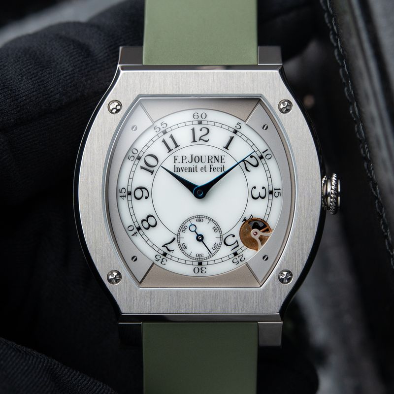 F.P.Journe Élégante STRAPS Titanium Luminous White Dial ELHT 48 Elegante