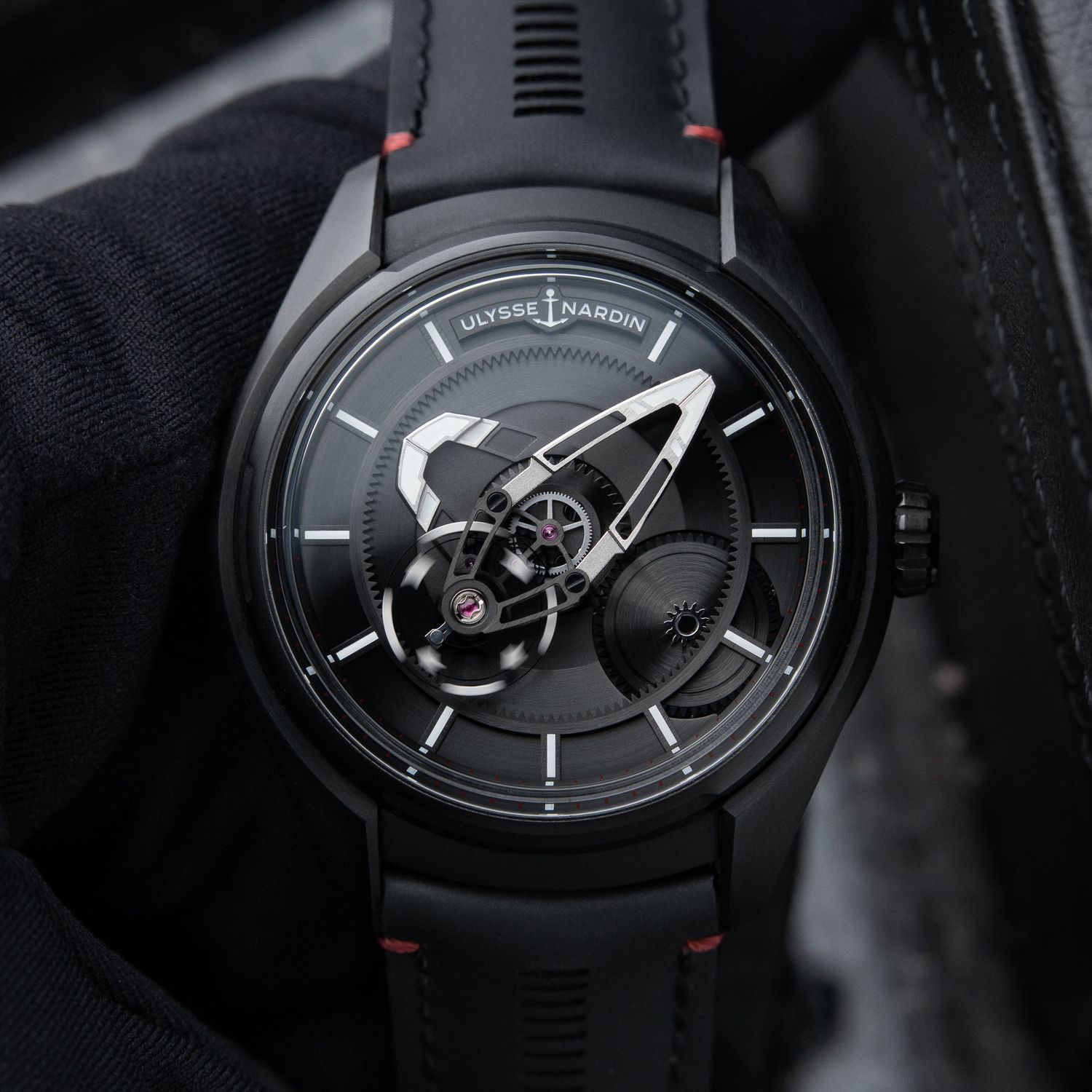 Ulysse Nardin Freak X Ti Black 1/2023 PVD Titanium Leather 43mm Automatic 2303-270