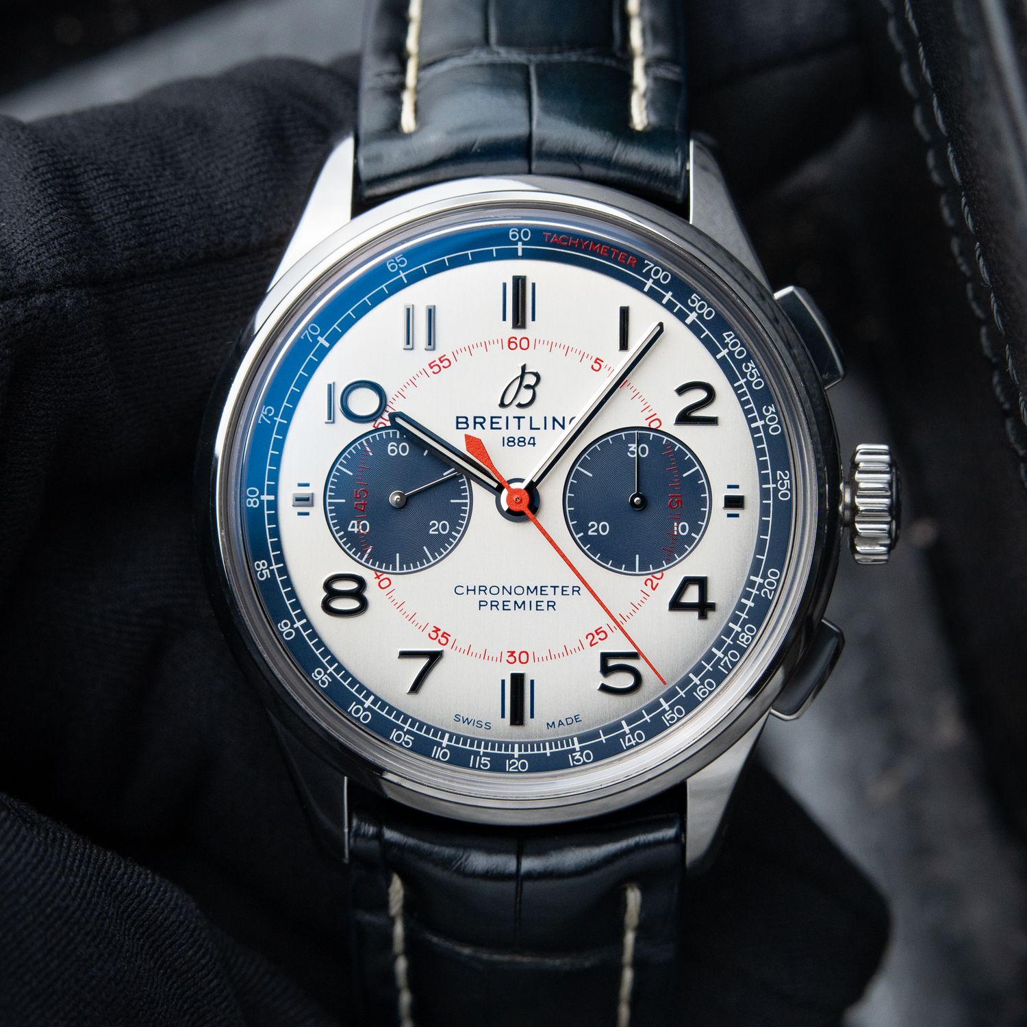 Breitling Premier B01 Chronograph Bentley Mulliner Limited Edition Silver