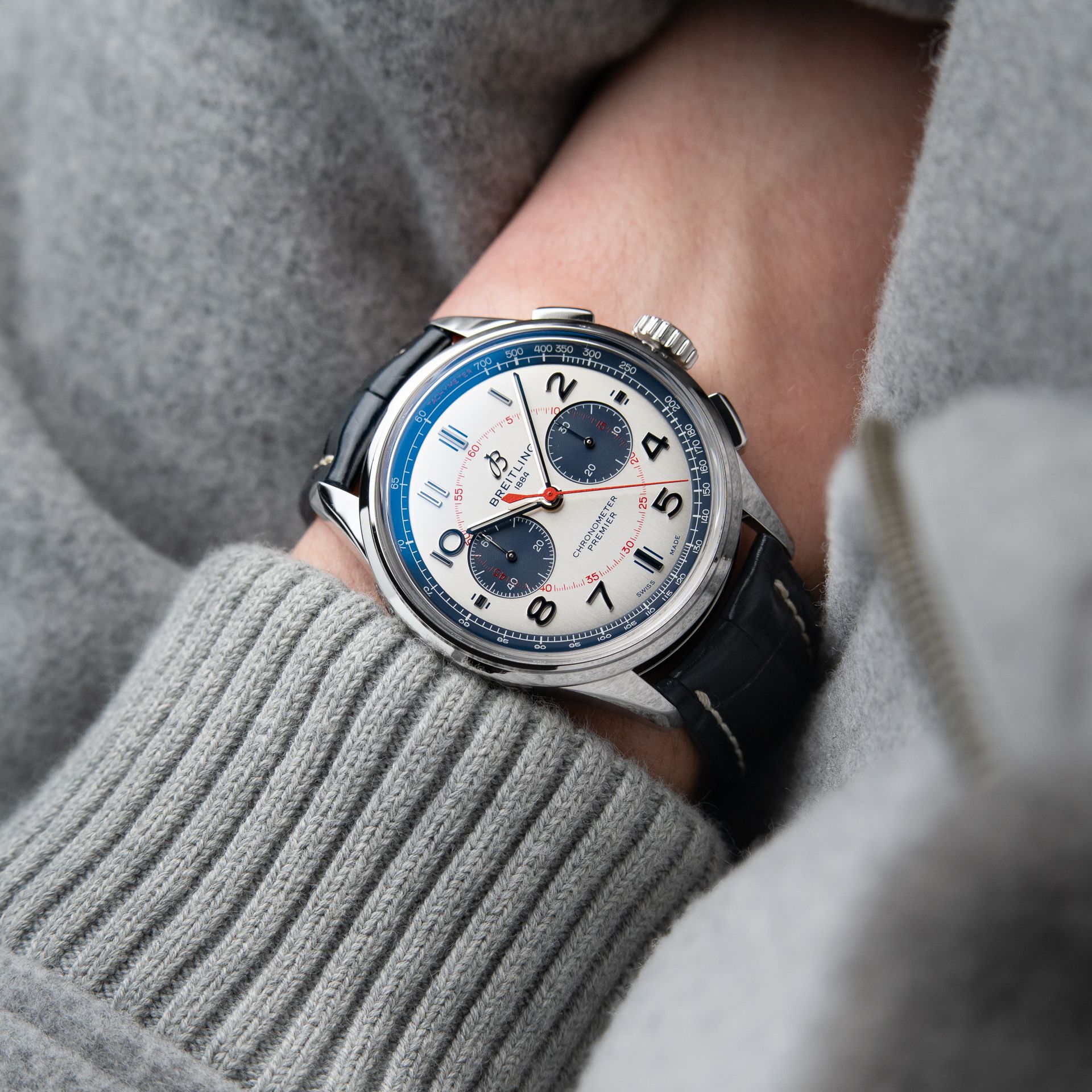Breitling Premier B01 Chronograph Bentley Mulliner Limited Edition Silver