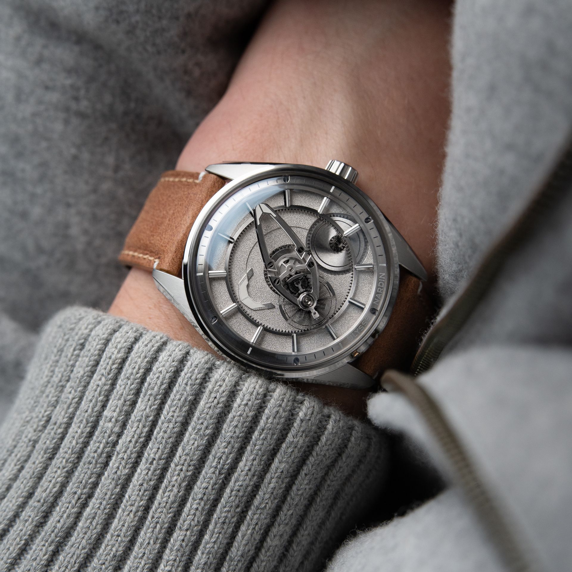 Ulysse Nardin Freak X Grey 41mm NEW RELEASE 2026 Steel Leather Micro-Rotor