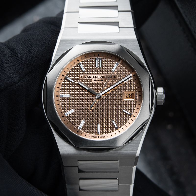 Girard Perregaux Laureato Fifty 50 UNWORN 2026 Rose Gold Dial Steel 39mm