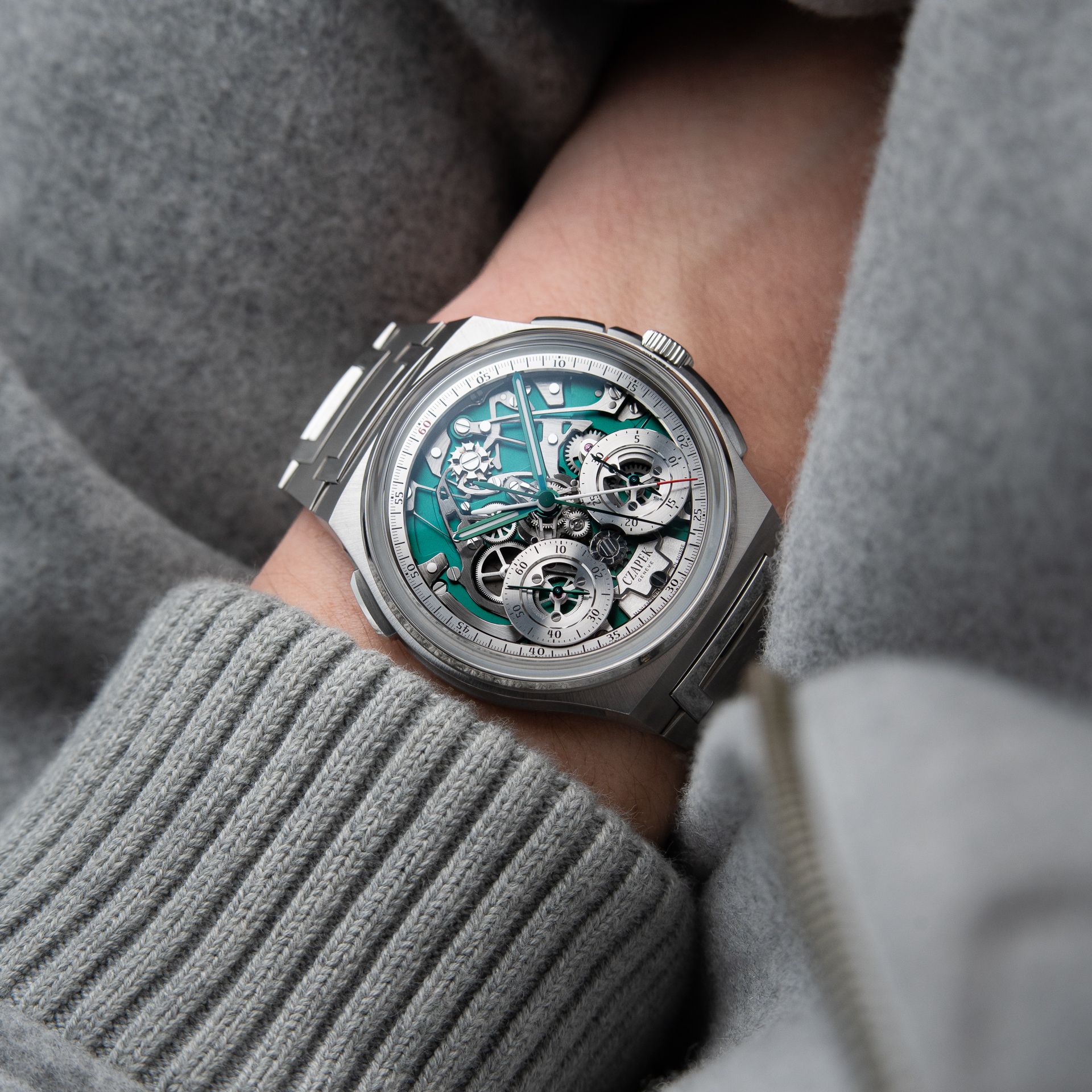 Czapek Antarctique Rattrapante Chronograph 2/2024 Mystery Green Limited Edition