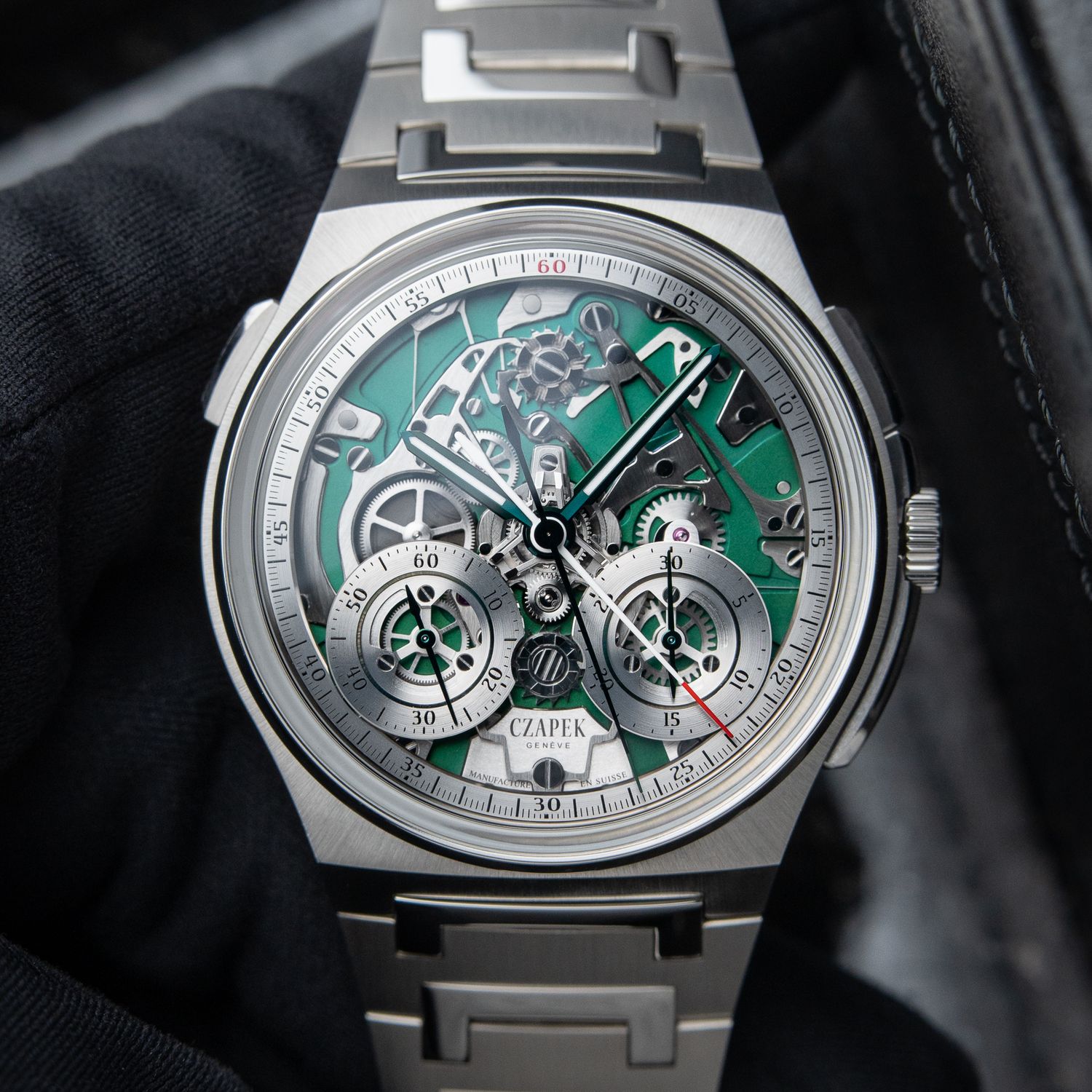 Czapek Antarctique Rattrapante Chronograph 2/2024 Mystery Green Limited Edition