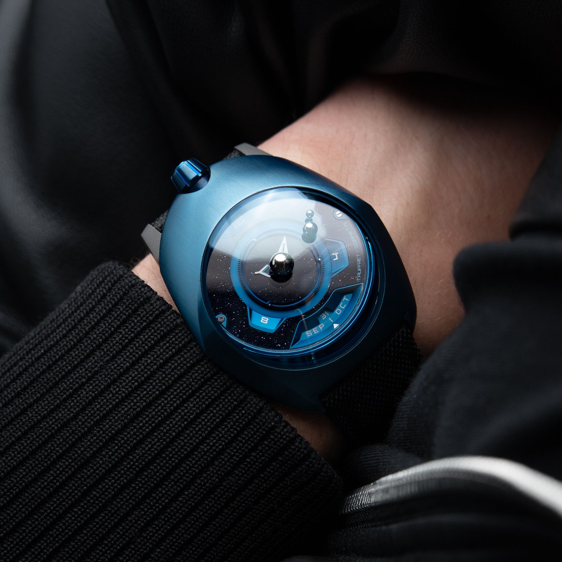 SPACEONE Tellurium Blue 3/2026 Titanium Aventurine Limited Edition Month