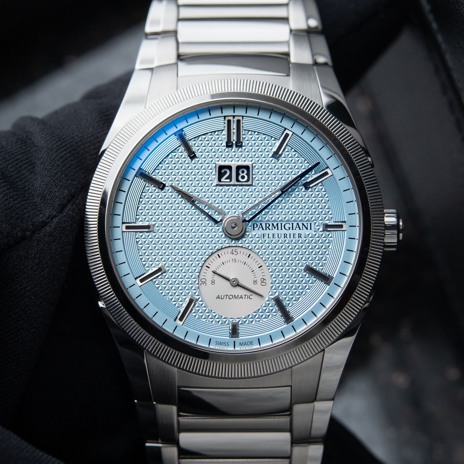 Parmigiani Fleurier Tonda GT Yoshida Ice Blue Dial Limited Edition Steel