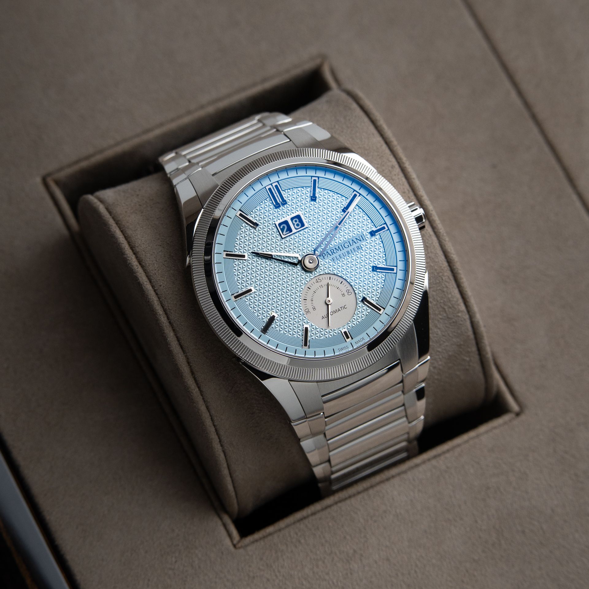 Parmigiani Fleurier Tonda GT Yoshida Ice Blue Dial Limited Edition Steel