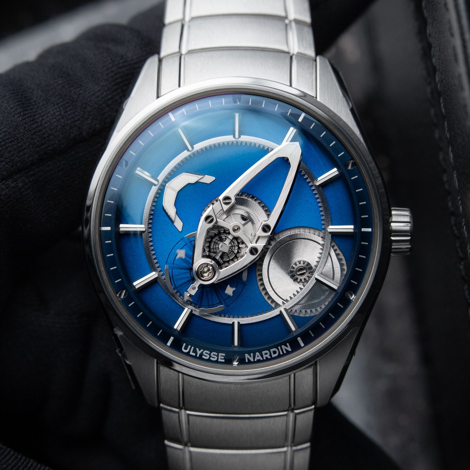 Ulysse Nardin Freak X Blue 41 NEW RELEASE 2026 Steel Bracelet Micro-Rotor
