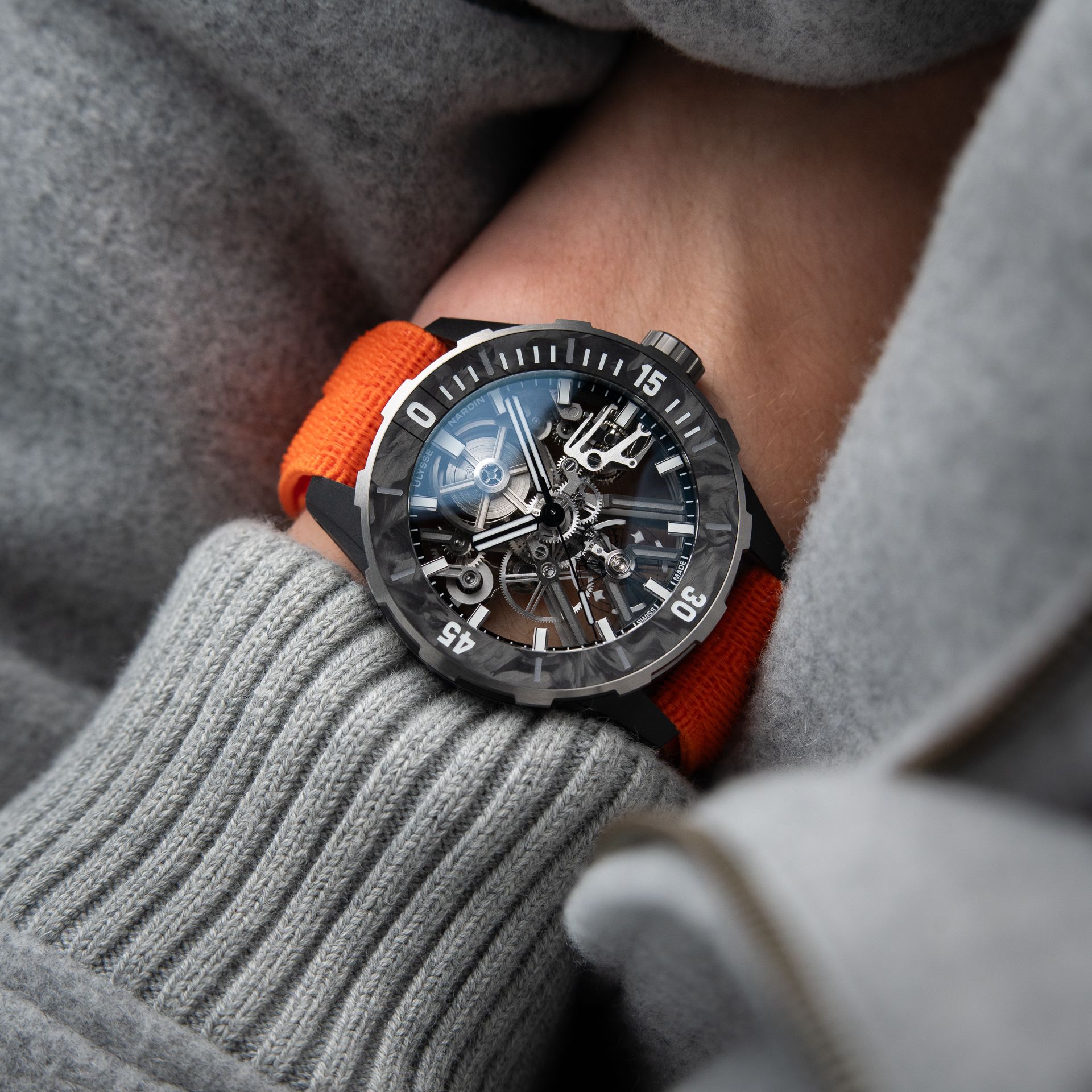 Ulysse Nardin Diver [AIR] CLEAN 2026 Carbon Fiber Titanium Automatic 44mm