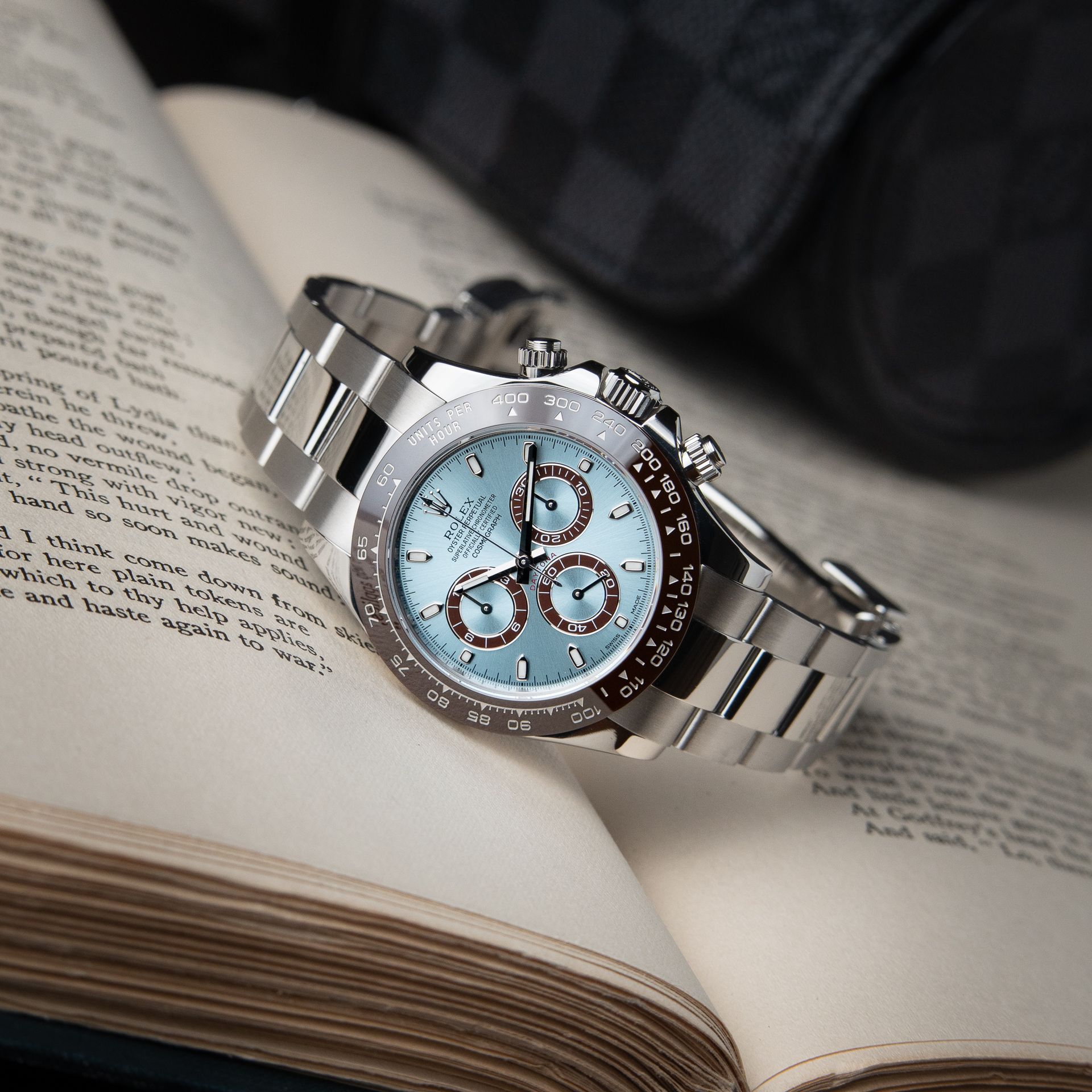 Rolex Daytona Cosmograph Platinum SERVICED Ice Blue Platona Chronograph 40