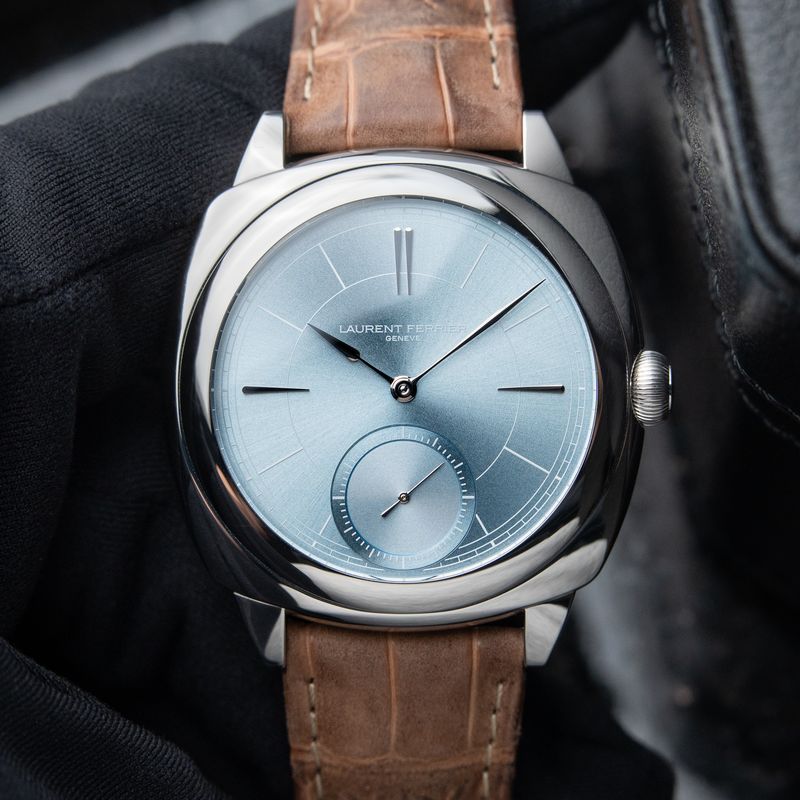Laurent Ferrier Square Micro-Rotor Ice Blue SERVICED Steel Small Seconds