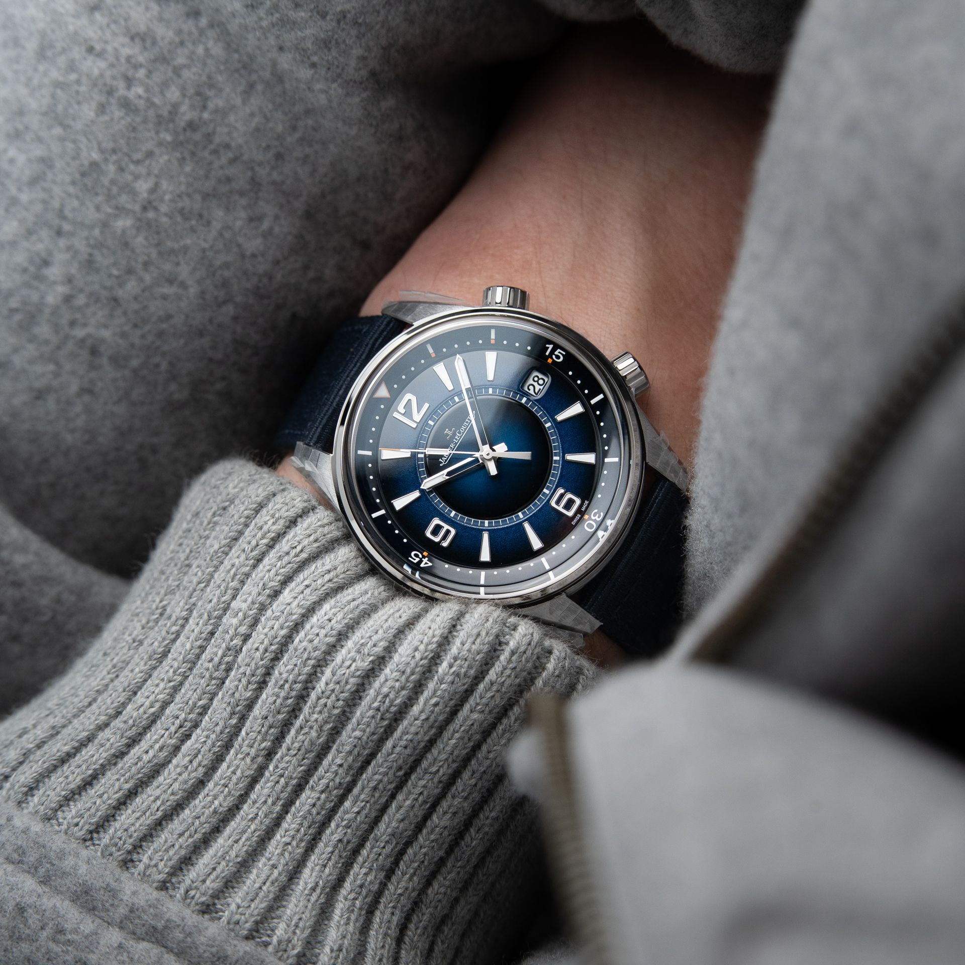 Jaeger-LeCoultre Polaris Date 40mm STICKERED Q3/2026 Blue Dial Steel
