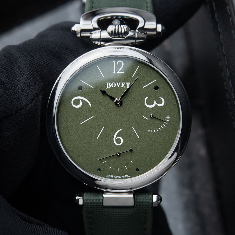 Bovet 19Thirty Fleurier 10th Anniversary Special Edition Green Dial 7 Days