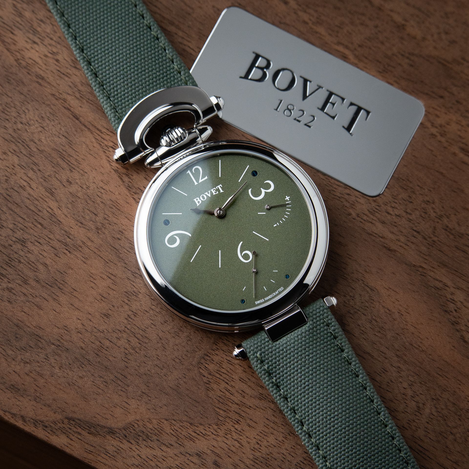 Bovet 19Thirty Fleurier 10th Anniversary Special Edition Green Dial 7 Days