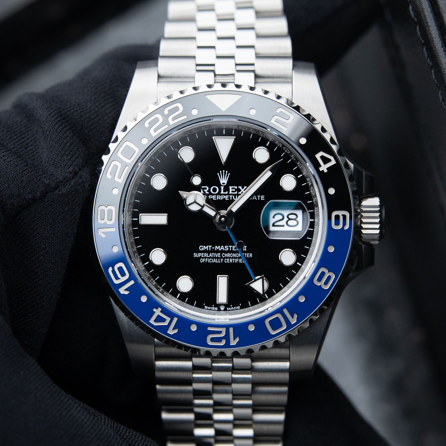 Rolex GMT-Master II CLEAN 2026 Batgirl Blue Black Jubilee Steel Ceramic