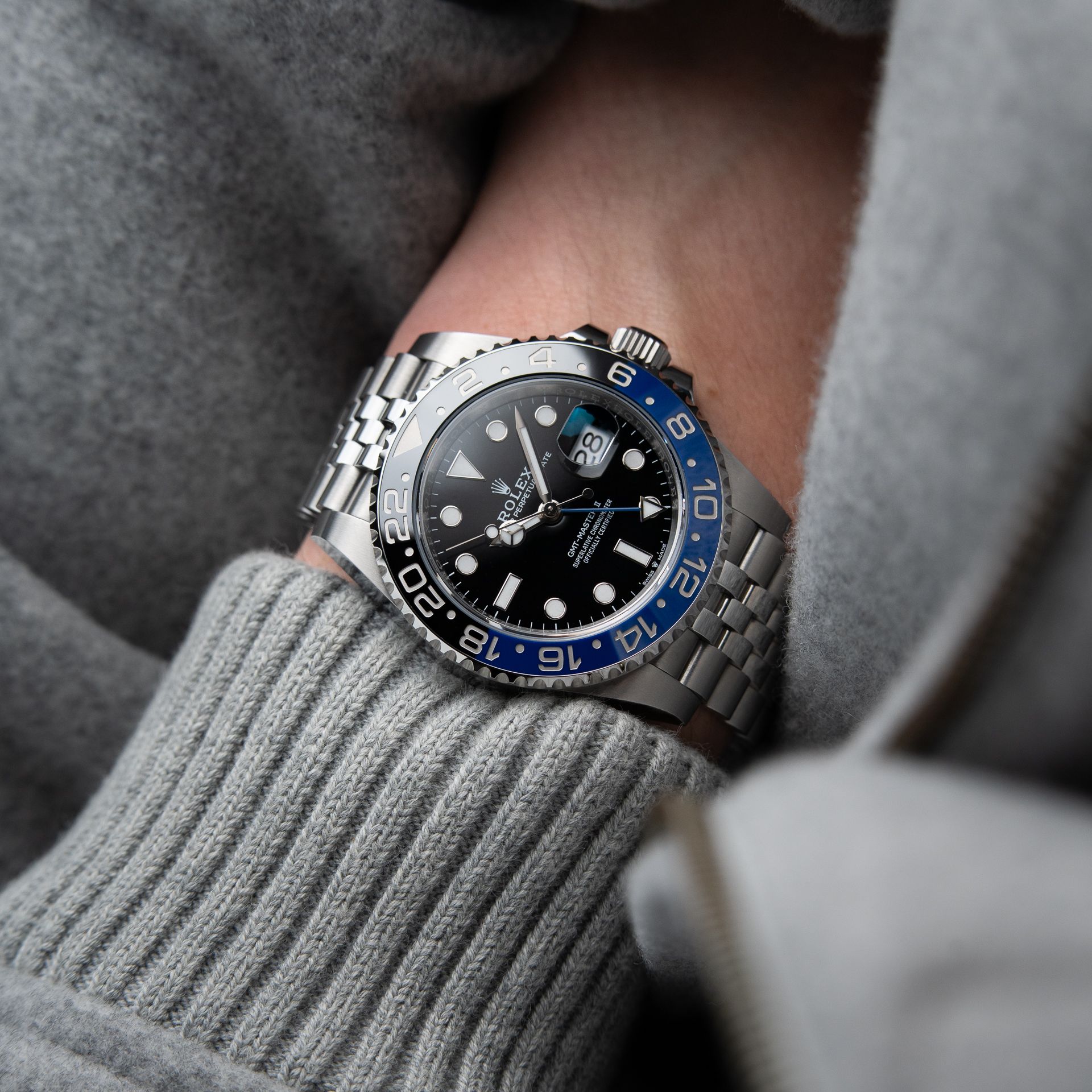 Rolex GMT-Master II CLEAN 2026 Batgirl Blue Black Jubilee Steel Ceramic