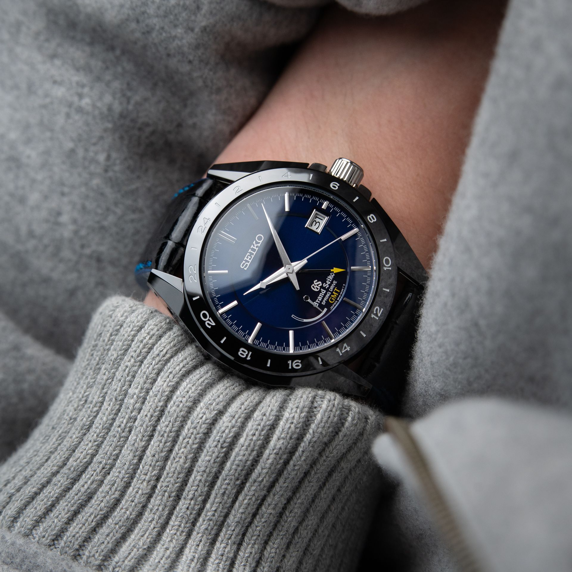 Grand Seiko Sport Collection Limited Edition GMT Blue Ceramic Spring Drive SBGE039G