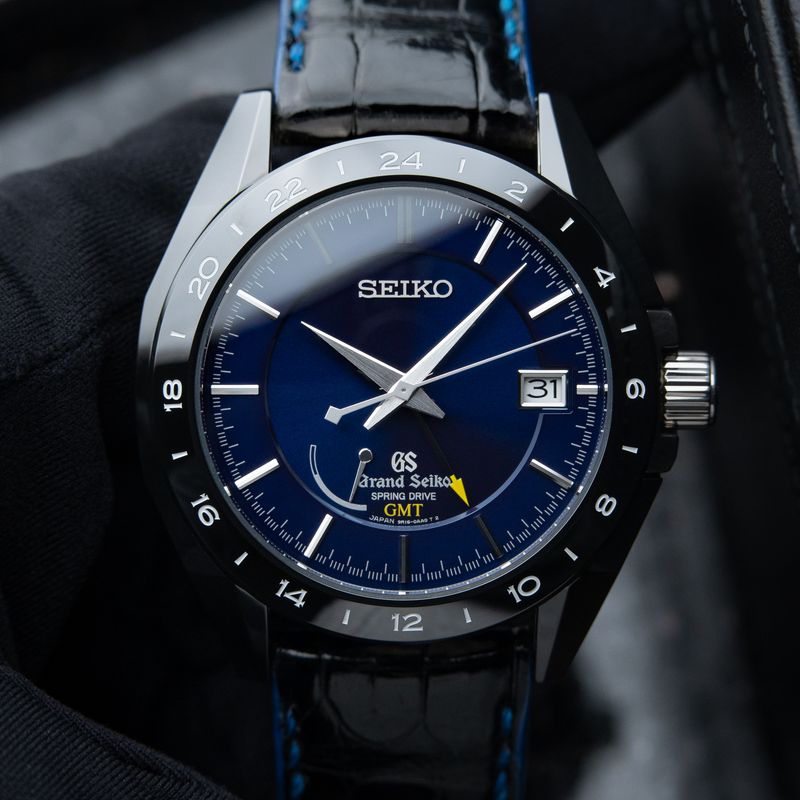 Grand Seiko Sport Collection Limited Edition GMT Blue Ceramic Spring Drive SBGE039G