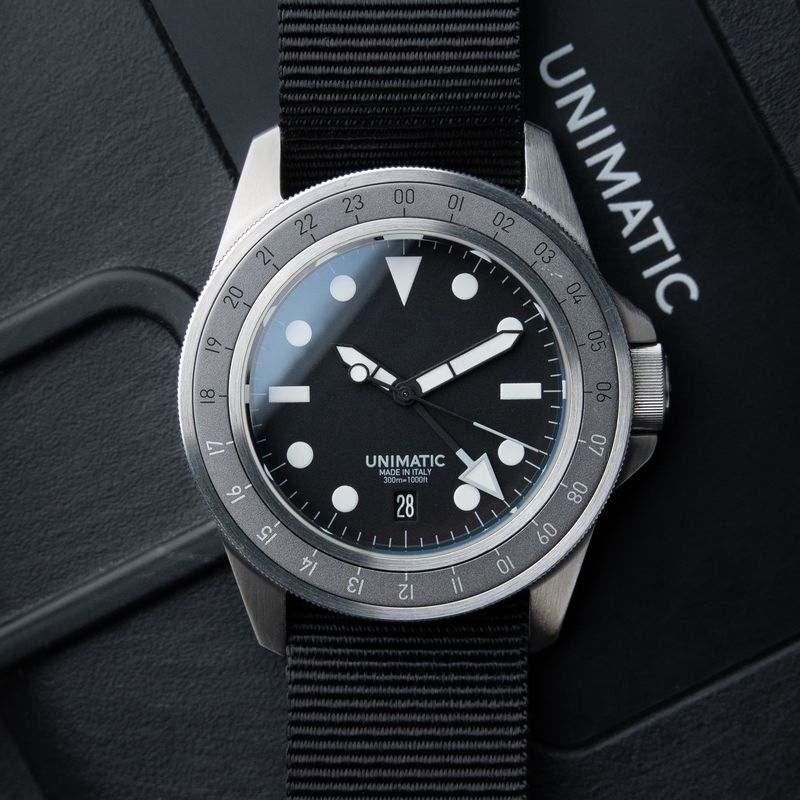 Unimatic X Hodinkee Modello Uno GMT Limited Edition 300M Steel Bracelet