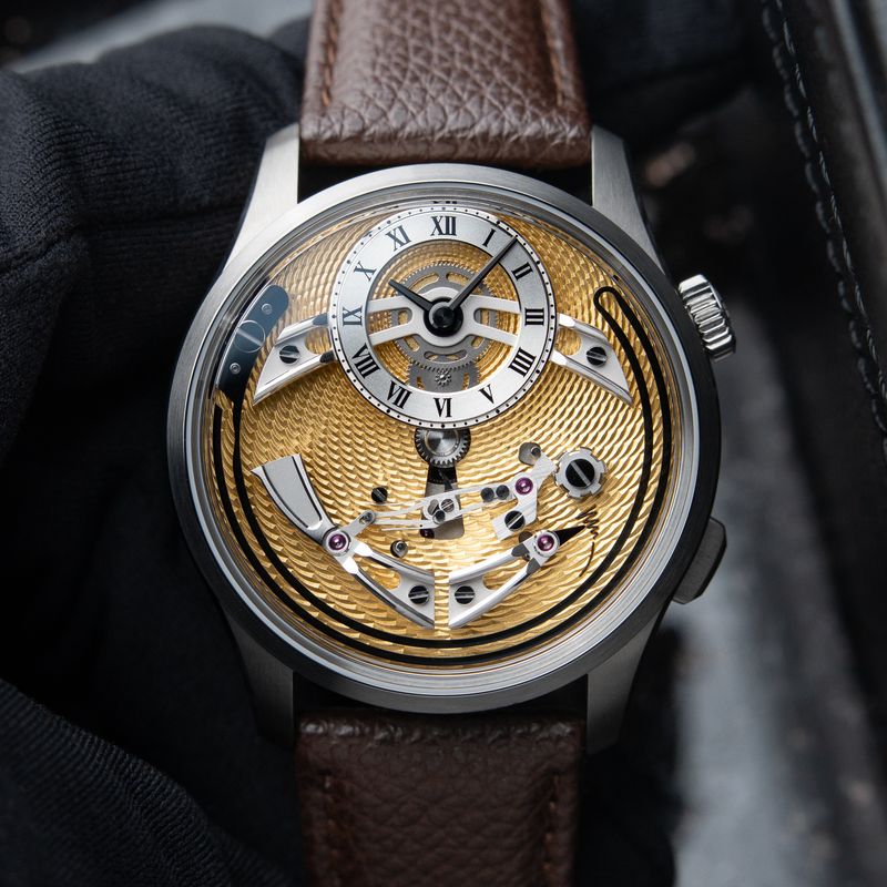 Christopher Ward C1 Bel Canto Classic CLEAN 2025 Oro Gold Dial Titanium 41