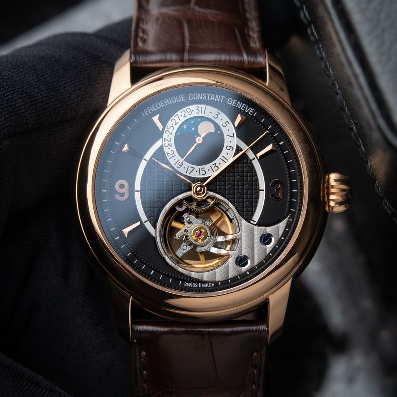 Frederique Constant Manufacture Heart Beat Openworked Rose Gold Moonphase Limited Edition