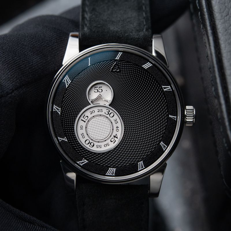 Trilobe Nuit Fantastique Hodinkee Limited Edition Black Guilloche Titanium